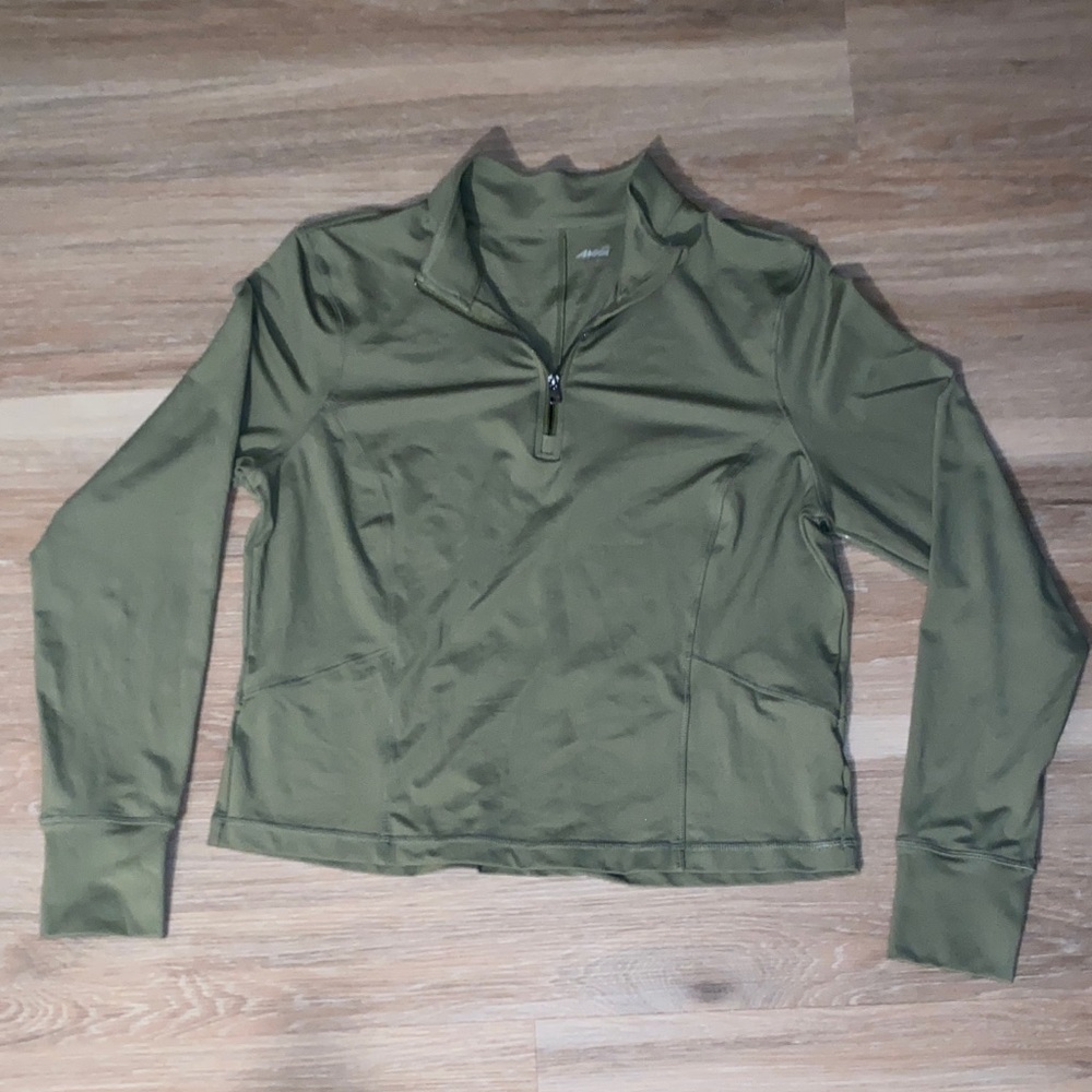 Avia Olive Green Women's Quarter-Zip